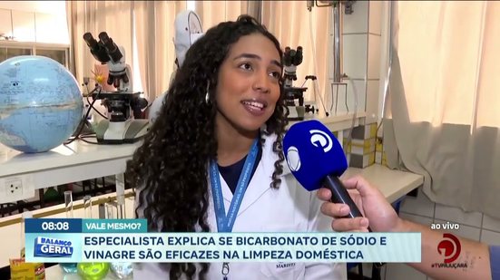 Especialista explica se bicarbonato de sódio e vinagre são eficazes na limpeza doméstica