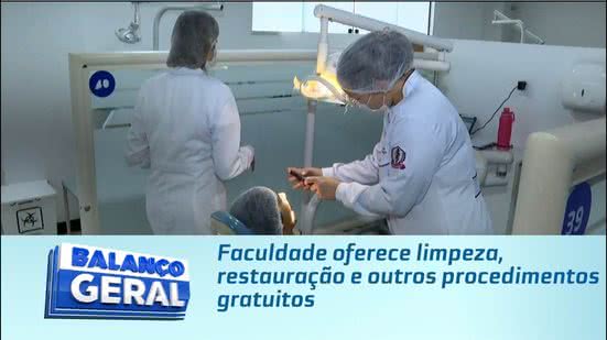 Faculdade oferece limpeza, restauração e outros procedimentos gratuitos