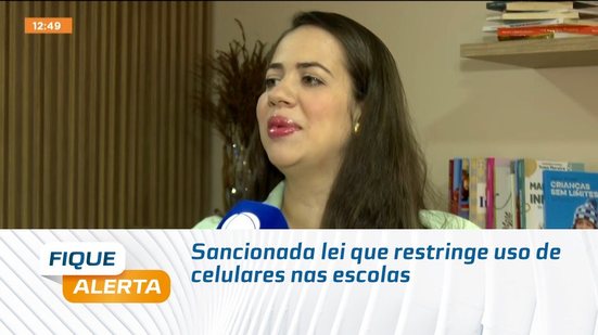 Sancionada lei que restringe uso de celulares nas escolas