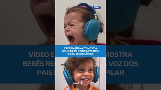 ❤️Momento fofo: bebês identificam a voz dos pais e surpreendem educadores #BalançoGeralAL