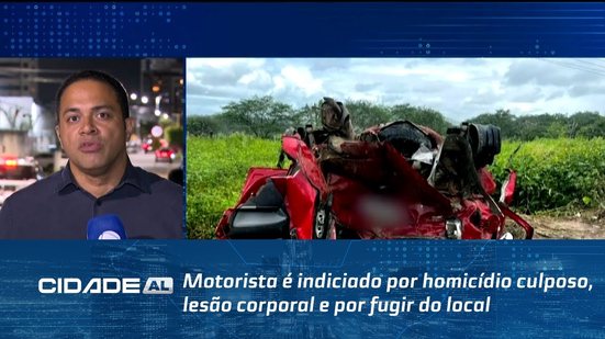 Motorista é indiciado por homicídio culposo, lesão corporal e por fugir do local do acidente