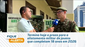 Termina hoje o prazo para o alistamento militar de jovens que completam 18 anos em 2026