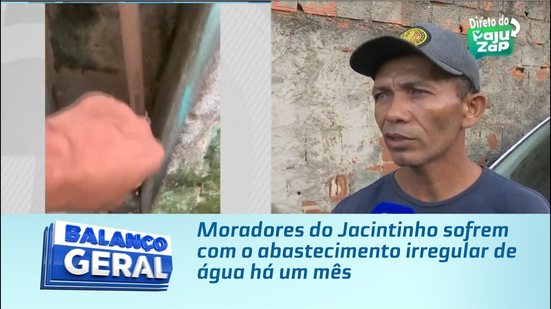 Moradores do Jacintinho sofrem com o abastecimento irregular de água há um mês
