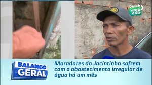 Moradores do Jacintinho sofrem com o abastecimento irregular de água há um mês