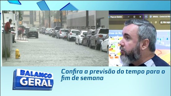 Confira a previsão do tempo para o fim de semana