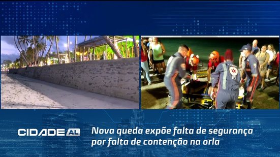 Um Ano de Promessa: Nova queda expõe falta de segurança por falta de contenção na orla