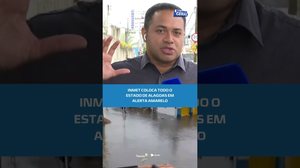 🌧️ATENÇÃO: todo o estado de Alagoas está sob alerta meteorológico #BalançoGeralAL