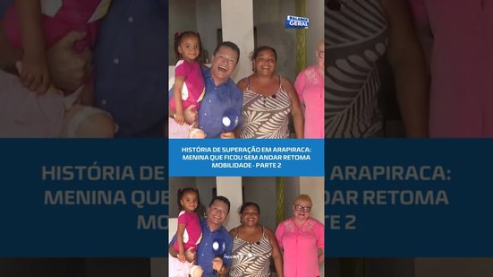 HISTÓRIA DE SUPERAÇÃO: Menina que ficou sem andar volta a se movimentar!  #BalançoGeralAL