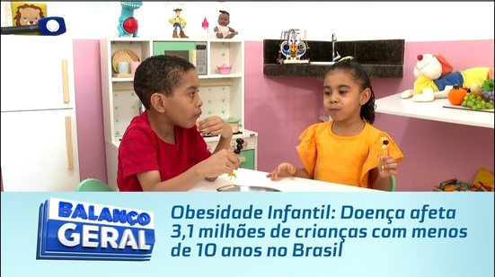Obesidade Infantil: Doença afeta 3,1 milhões de crianças com menos de 10 anos no Brasil
