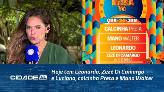 Hoje tem Leonardo, Zezé Di Camargo e Luciano, calcinha Preta e Mano Walter