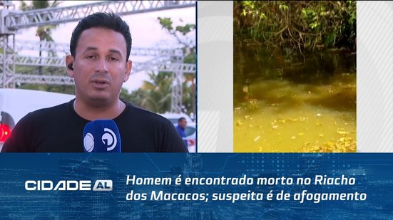 Homem é encontrado morto no Riacho dos Macacos; suspeita é de afogamento