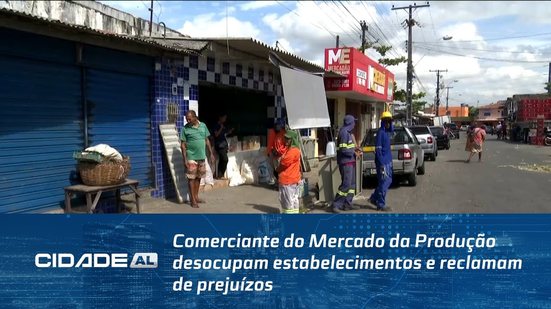 Comerciantes do Mercado da Produção desocupam estabelecimentos e reclamam de prejuízos