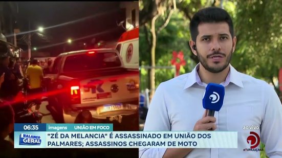 ''Zé da Melancia'' é assassinado em União dos Palmares; assassinos chegaram de moto