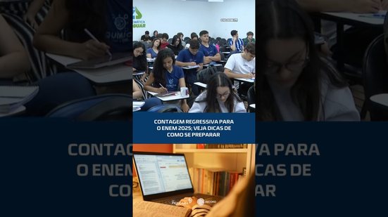 ⏰ Contagem regressiva para o Enem 2025!  Veja dicas para se preparar melhor 📚 #CidadeAL