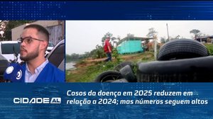 Casos da doença em 2025 reduzem em relação a 2024; mas números seguem altos