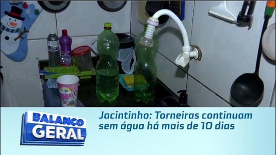 Jacintinho: Torneiras continuam sem água há mais de 10 dias