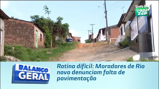 Rotina difícil: Moradores de Rio novo denunciam falta de pavimentação