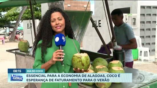Essencial para economia de Alagoas, coco é esperança de faturamento para o verão