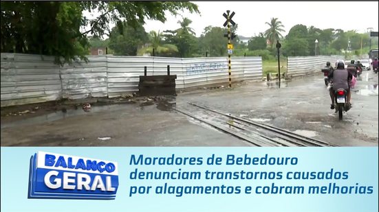 Moradores de Bebedouro denunciam transtornos causados por alagamentos e cobram melhorias