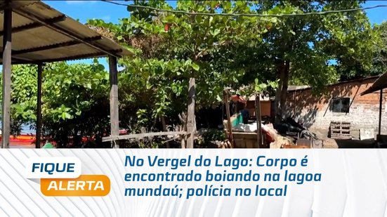 No Vergel do Lago: Corpo é encontrado boiando na lagoa mundaú; polícia no local