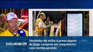 Vendedor de milho é preso depois de fazer compras em maquininha com cartão perdido
