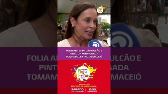 🎶Carnaval no Centro: Banda Vulcão e Pinto da Madrugada animam foliões #CidadeAL