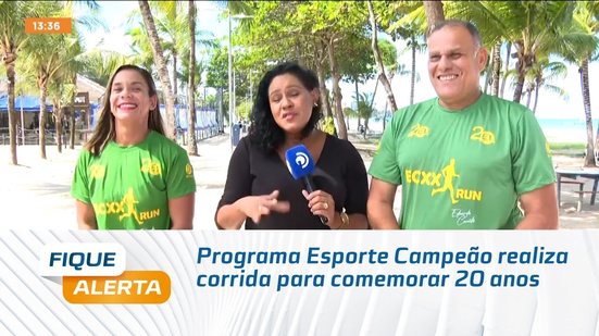 Programa Esporte Campeão realiza corrida para comemorar 20 anos