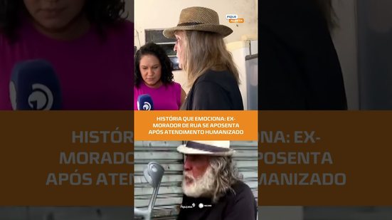 VIRADA DE VIDA: após apoio da Justiça, ele sai das ruas e consegue se aposentar #FiqueAlerta