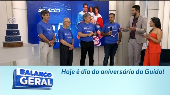 Hoje é dia do aniversário da Guido!