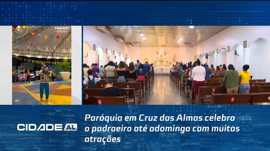 Paróquia em Cruz das Almas celebra o padroeiro até adomingo com muitas atrações