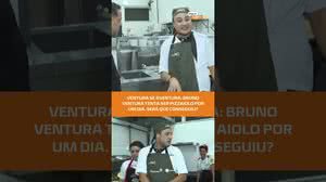 #FiqueAlerta | Ventura se Aventura: Bruno Ventura faz pizza pela primeira vez; veja como ficou!