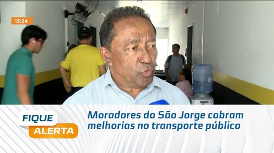 Moradores do São Jorge cobram melhorias no transporte público