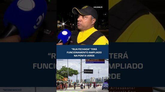 Novo horário da "Rua Fechada" começa a valer em Maceió; confira as mudanças #CidadeAL