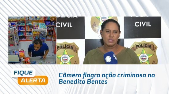 Câmera flagra ação criminosa no Benedito Bentes