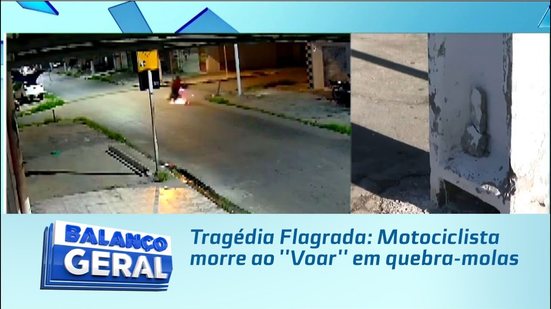 Tragédia Flagrada: Motociclista morre ao ''Voar'' em quebra-molas