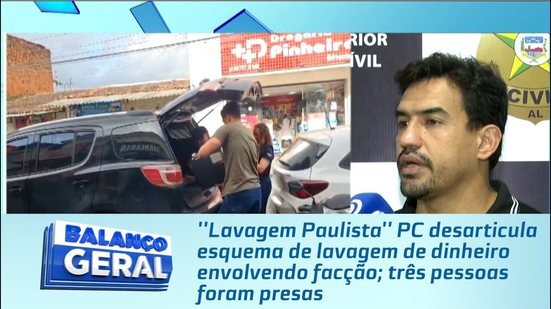 PC desarticula esquema de lavagem de dinheiro envolvendo facção; três pessoas foram presas