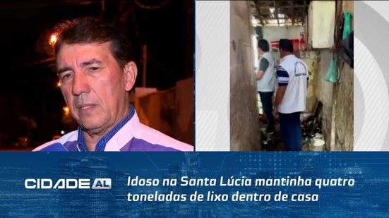 Idoso na Santa Lúcia mantinha quatro toneladas de lixo dentro de casa