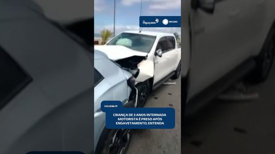 🚨Motorista com sinais de embriaguez é preso após engavetamento que deixou criança internada#CidadeAL