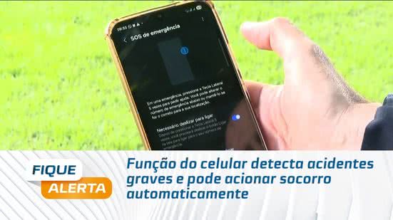 Função do celular detecta acidentes graves e pode acionar socorro automaticamente