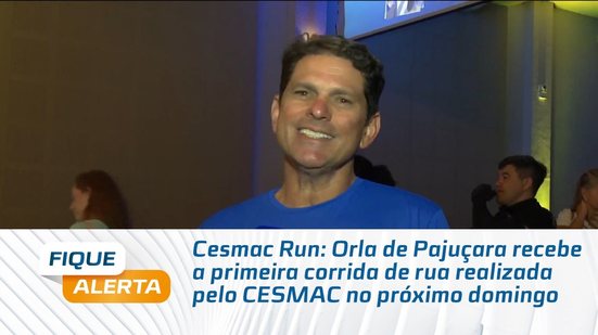 Orla de Pajuçara recebe a primeira corrida de rua realizada pelo CESMAC no próximo domingo