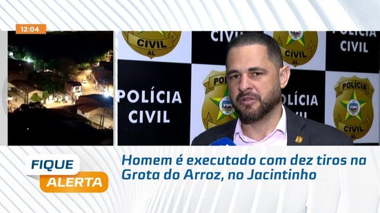 Homem é executado com dez tiros na Grota do Arroz, no Jacintinho