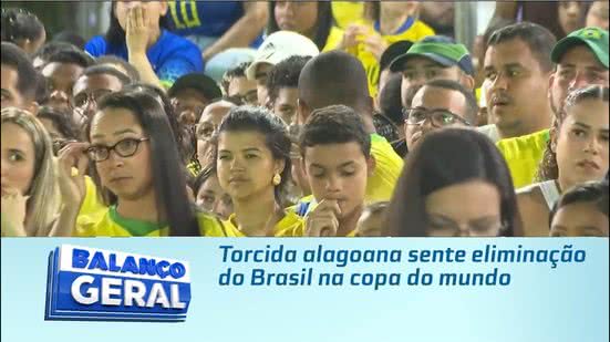 Torcida alagoana sente eliminação do Brasil na copa do mundo