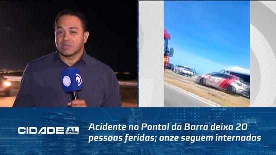 Acidente no Pontal da Barra deixa 20 pessoas feridas; onze seguem internadas