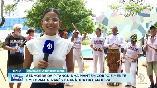 Senhoras da Pitanguinha mantêm corpo e mente em forma através da prática da capoeira