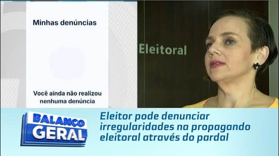 Eleitor pode denunciar irregularidades na propagando eleitoral através do pardal