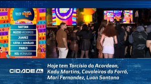 Hoje tem Tarcísio do Acordeon, Kadu Martins, Cavaleiros do Forró, Mari Fernandez, Luan Santana