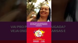 🎭Pinto da Madrugada 2026: vendas de camisas e camarote começam