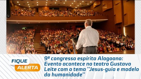 Evento acontece no teatro Gustavo Leite com o tema ''Jesus-guia e modelo da humanidade''