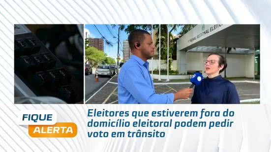 Eleitores que estiverem fora do domicílio eleitoral podem pedir voto em trânsito