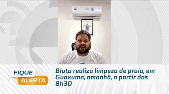 Biota realiza limpeza de praia, em Guaxuma, amanhã, a partir das 8h30